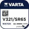 СЕРЕБРЯНО ЦИНКОВАЯ VARTA V321 (SR65) 1*BL