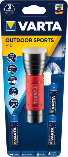 ФОНАРЬ VARTA 17627 OUTDOOR SPORTS F10