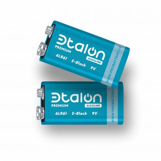 ЭTALON ALKALINE PREMIUM 6LR61 (9V)  1*BL