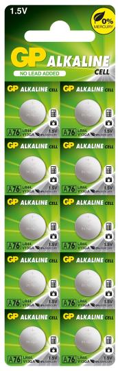 ALKALINE BUTTON CELL A76  10*BL