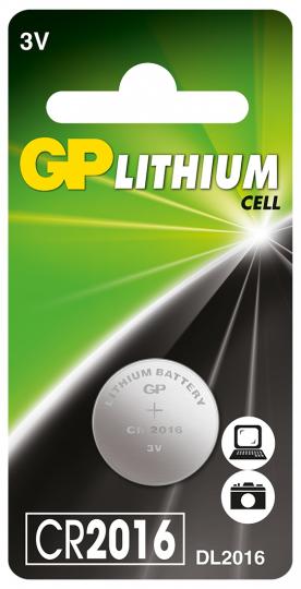 LITHIUM BUTTON CELL CR2016  1*BL