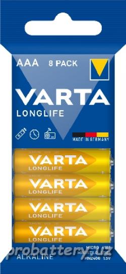 VARTA LONGLIFE AAA 8*foil