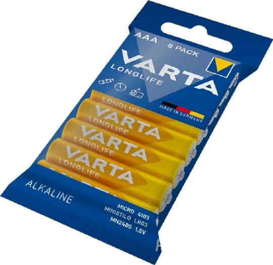 VARTA LONGLIFE AAA 8*foil