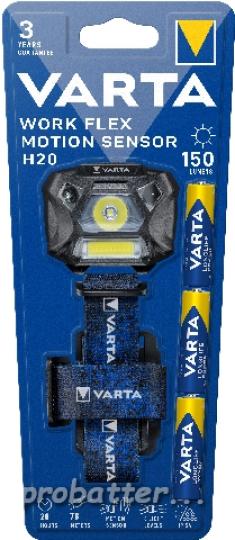 ФОНАРЬ VARTA 18648 WORK FLEX MOTION SENSOR H20