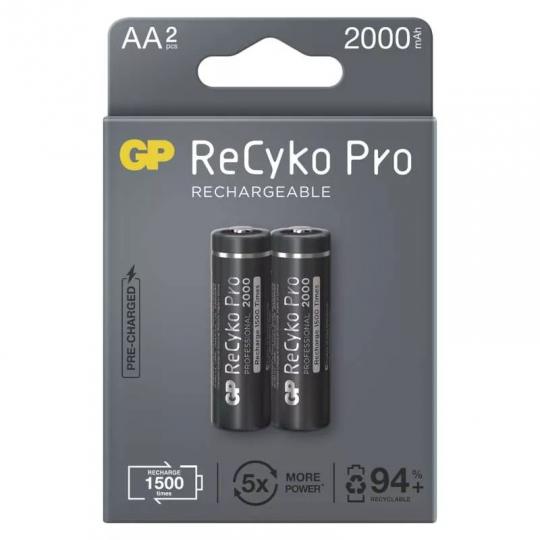 Аккумулятор  GP NiMH 1.2V 2000mAh (R6) AA ReCyko PRO 2*BL