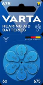 ДЛЯ СЛУХОВЫХ АППАРАТОВ VARTA Hearding Aid  V675/PR44   6*BL