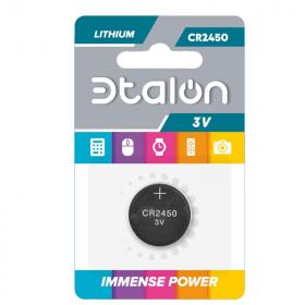 ЭTALON LITHIUM BUTTON CELL CR2450  1*BL